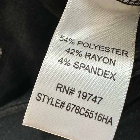 Counterparts Charcoal Dress Leggings Size XL Professional Stretch - Picture 5 of 6